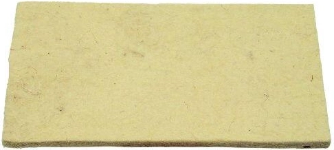 Fieltro blanco de repuesto 250 × 130 × 10 mm