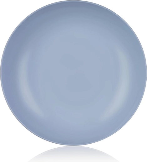 Plato hondo de plástico 22 cm CULINARIA ICE azul
