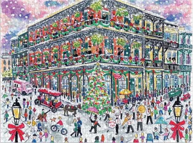 Puzzle GALISON Navidad en Nueva Orleans 1000 piezas