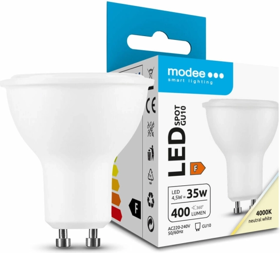 Bombilla LED GU10 4,5 W 400 lm blanco neutro MODEE LIGHTING