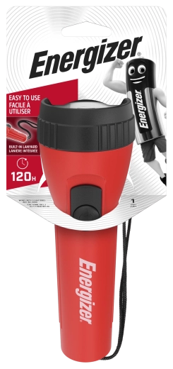 Linterna de mano Energizer Black & Silver, plástico, 2× D