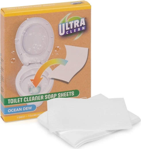 Láminas limpiadoras perfumadas solubles para WC - 10 uds.