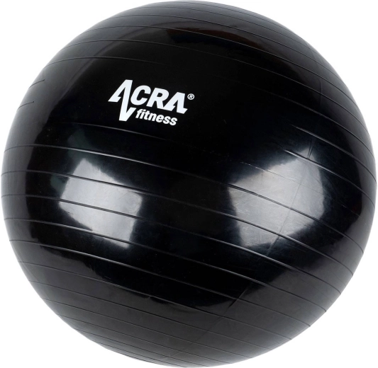 Balón gimnástico Acra negro 85 cm