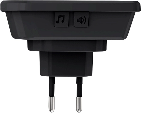 36 melodías, 4 niveles de volumen e indicación LED
