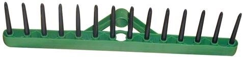 Rastrillos de plástico 45 × 11 cm, 14 dientes, sin mango