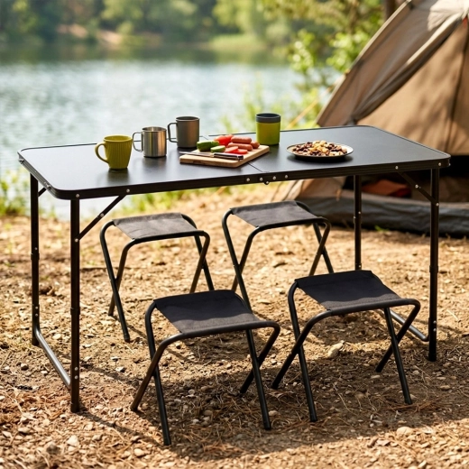 Conjunto completo de camping para 4 personas