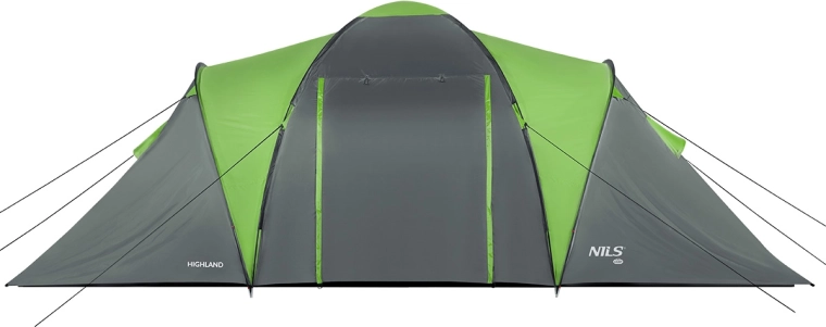 Tienda familiar NILS Camp Highland para 6 personas