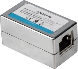 Adaptador/acoplador de red RJ45 x2 cat. 6, apantallado