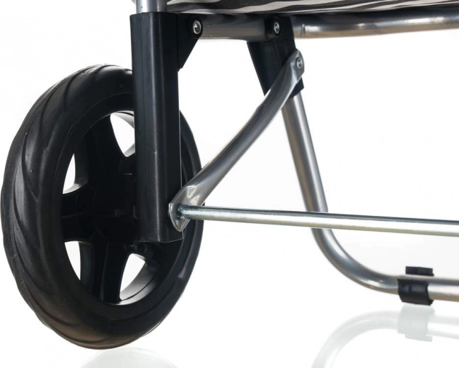 Ruedas de plástico grandes para un movimiento fluido