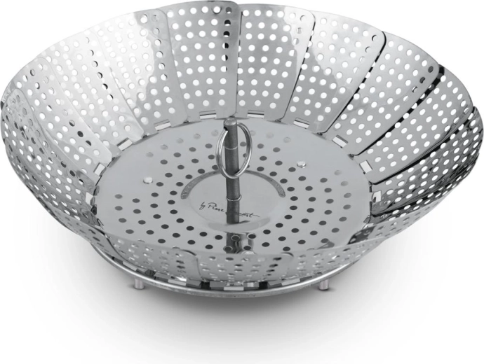 Vaporera plegable de acero inoxidable Lamart Paire, 23 cm