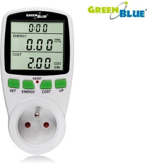 Vatímetro GreenBlue medidor de consumo de energía