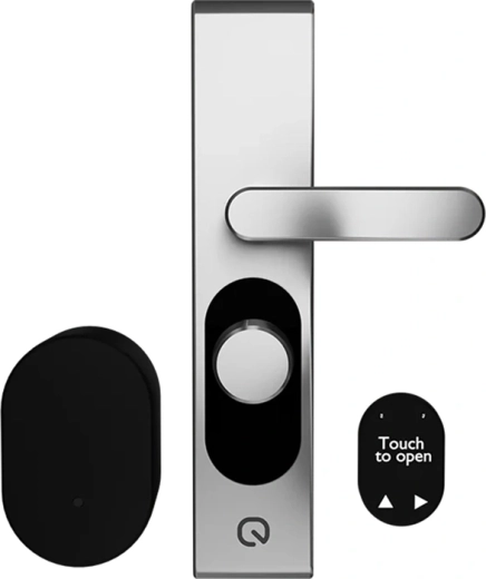 Shelly LOQED Touch 2S cerradura inteligente sin llave para puerta plateada