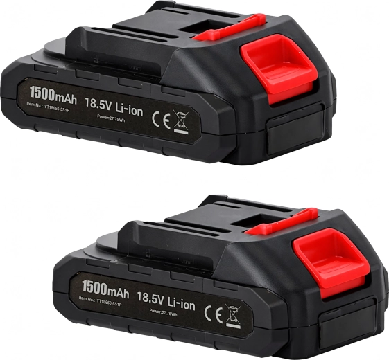 Tijeras de podar de ramas a batería con set de 2 baterías