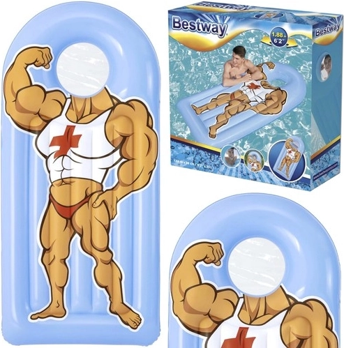 Colchón hinchable para el agua BESTWAY con estampado divertido