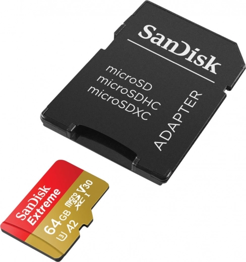 Tarjeta de memoria SanDisk Extreme microSDXC de 64 GB – 64 GB