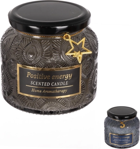 Vela aromática en vaso de vidrio MOON 210 g