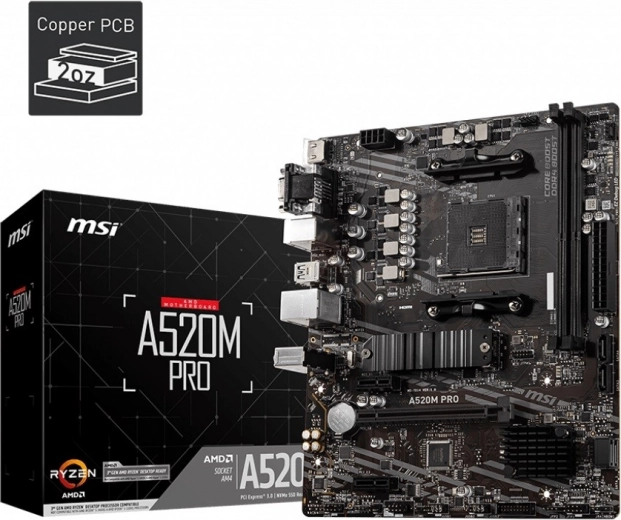 Placa base MSI A520M PRO mATX para AMD
