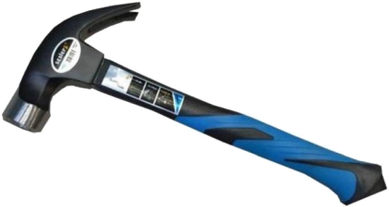 Martillo de zapatero de 450 g con mango de fibra de vidrio
