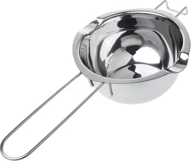 Recipiente fundidor para cera y parafina 400 ml de acero inoxidable