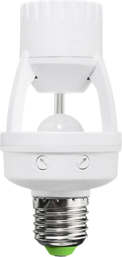 Sensor de movimiento PIR Solight para casquillo E27, blanco