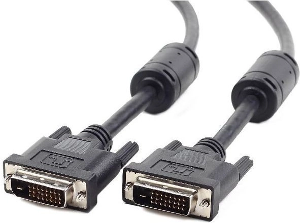 Cable DVI-D dual link 24+1 con filtro de ferrita 3 m