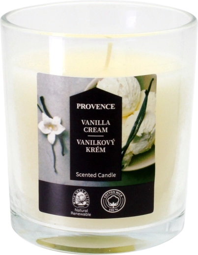 Vela en tarro de cristal Crema de vainilla 7 × 8 cm, 135 g