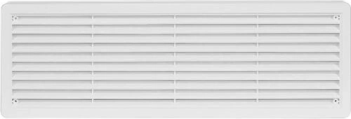 Rejilla de ventilación para puerta 400 × 130 mm, blanca, 2 uds.