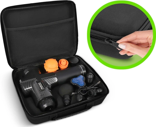 Set compacto para viajes con estuche rígido