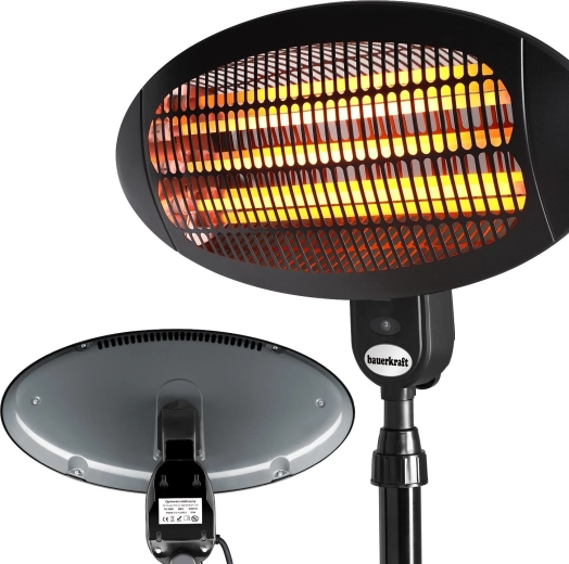Calor radiante rápido de hasta 2000 W