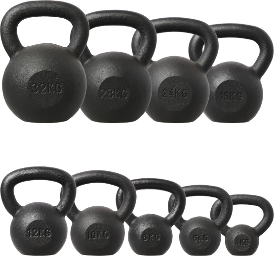 Amplio rango de entrenamiento de 4 a 32 kg