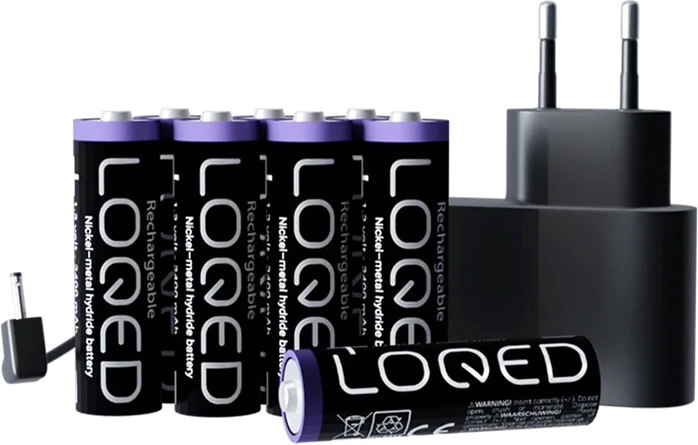 Kit de baterías y alimentación para cerradura inteligente LOQED Touch