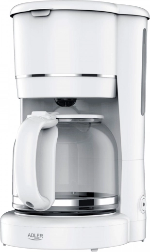 Cafetera de goteo de 1,5 l blanca ADLER AD 4383