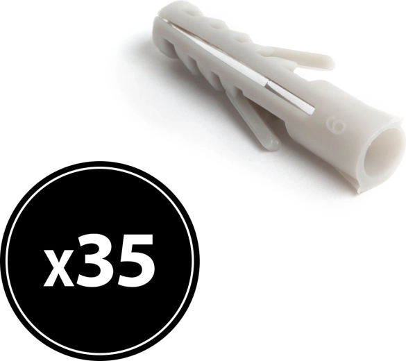 Tacos de expansión 6 × 30 mm, 35 unidades