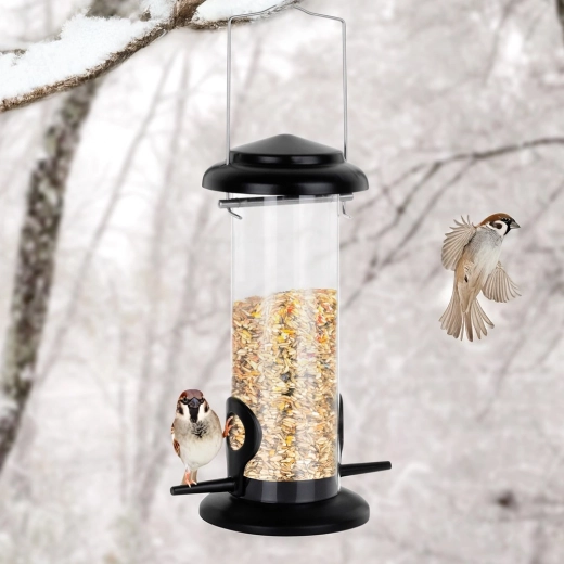 Colgado cómodo y alimentación para varias aves