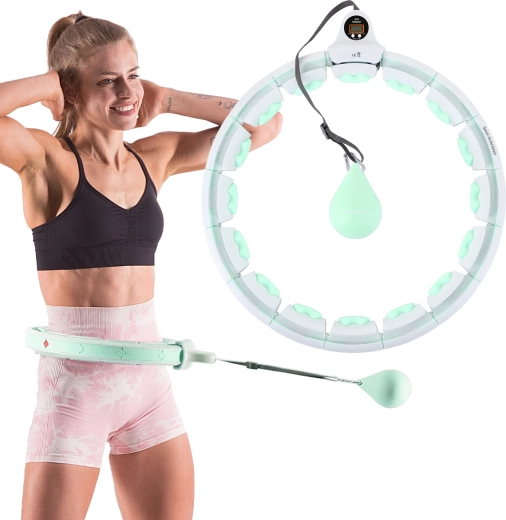Hula hoop inteligente ajustable con peso y contador