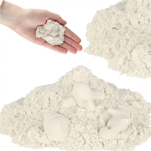 Arena sensorial para niños 1 kg en bolsa – Blanca