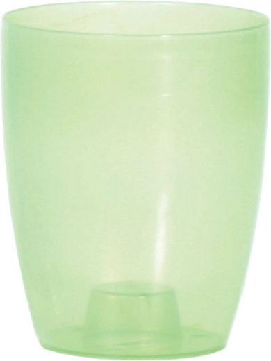 Maceta para orquídeas Coubi Orchid 13 cm – verde transparente mate