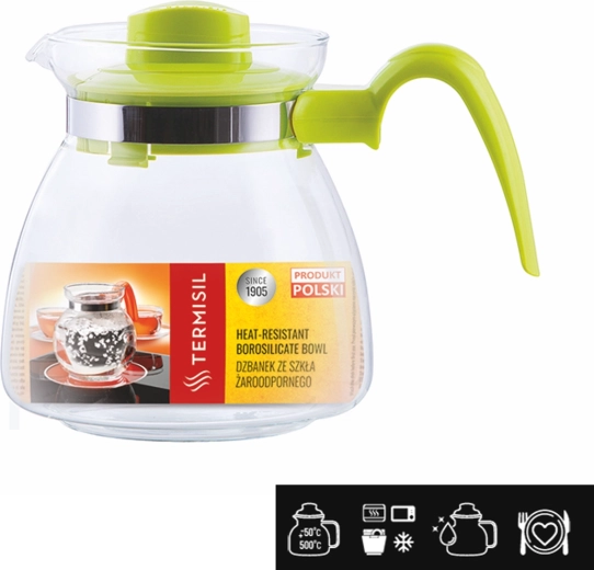 Jarra de vidrio resistente al calor Termisil Maja 1,25 l