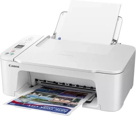 Impresora multifunción de tinta Canon PIXMA TS3751i blanca