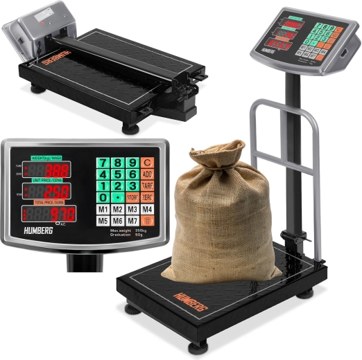 Báscula industrial de plataforma 150 kg HUMBREG MH-191