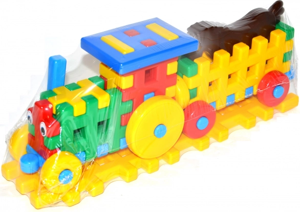 Kit de construcción de plástico: tractor