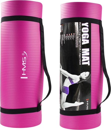 Esterilla de yoga HMS YM04 rosa