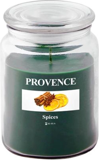 Vela aromática en vaso de vidrio PROVENCE especias 95 horas