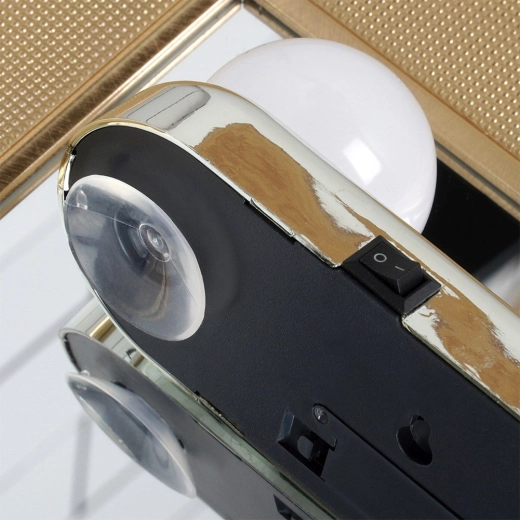 Instalación fácil con ventosas sin taladrar