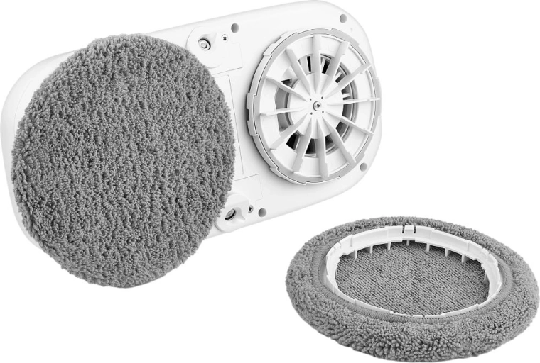 Limpieza giratoria con microfibra
