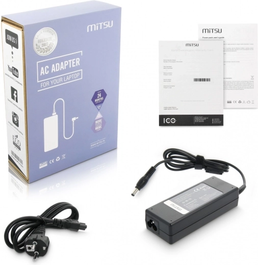 Cargador / adaptador de alimentación 19 V 4,74 A (5,5 × 2,5 mm) – universal para ASUS, TOSHIBA, MSI, PACKARD BELL 90 W