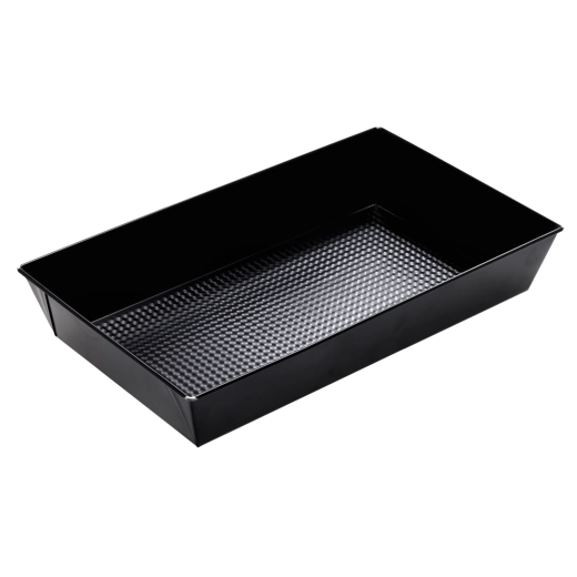 Molde de horneado negro antiadherente 39 × 23,5 × 7 cm