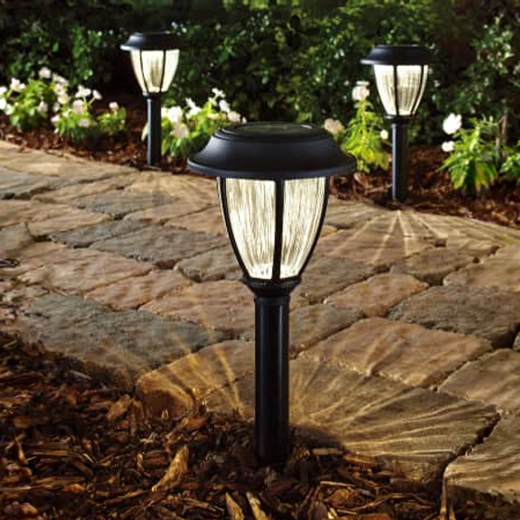 Farol decorativo para jardín y sendero