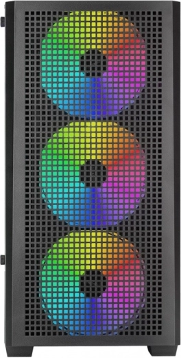 Frontal mesh para máximo airflow