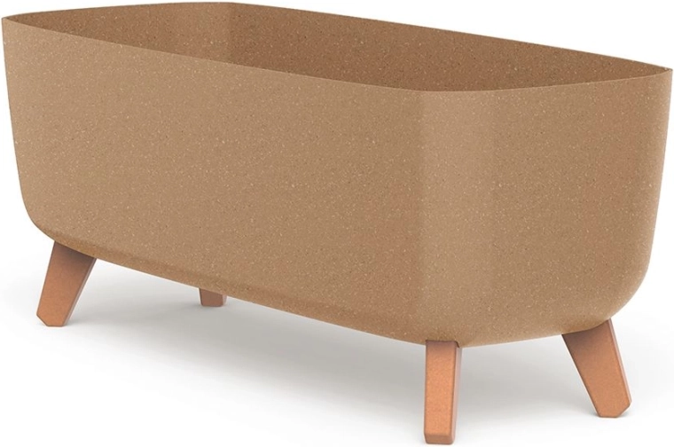 Jardinera con patas Gracia Case Eco Wood 58 cm – autorriego, naturo